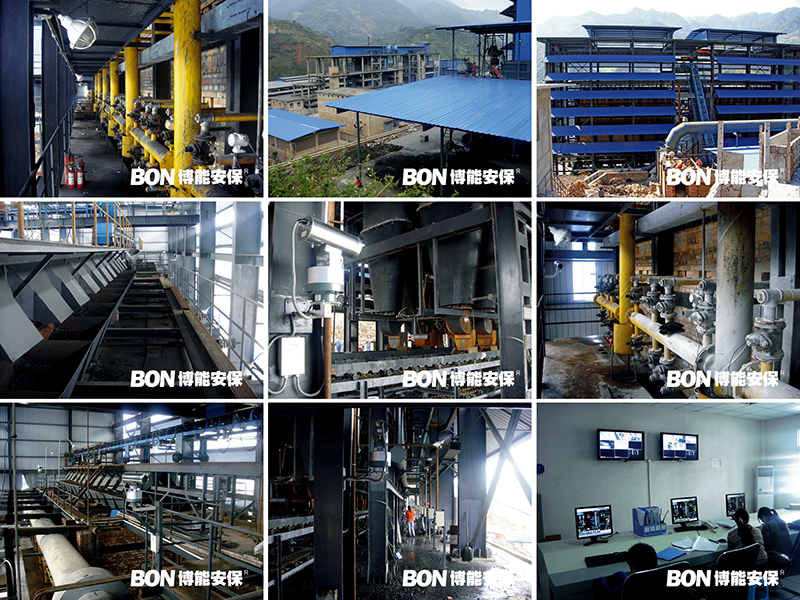 云南天力煤化8万吨型焦监控系统安装